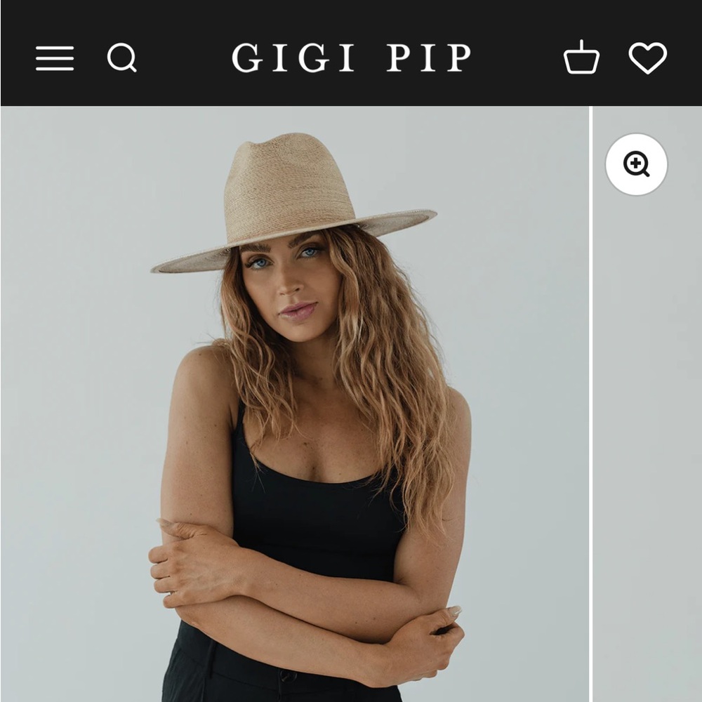 GIGI PIP Cara Loren Straw Hat - Picture 5 of 5